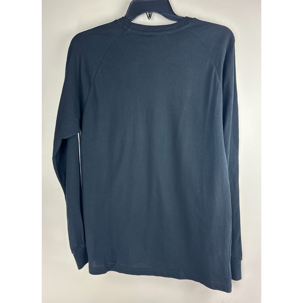 NEW Adidas Originals 3-Stripe Pique Long Sleeve T-Shirt Black BR2042 Men's XL - Picture 9 of 11